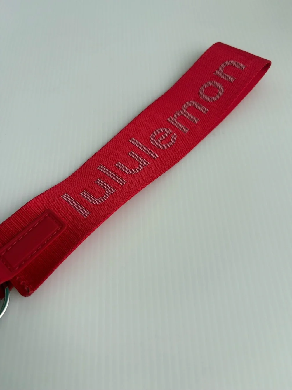 Lululemon Never Lost Keychain Red NWOT